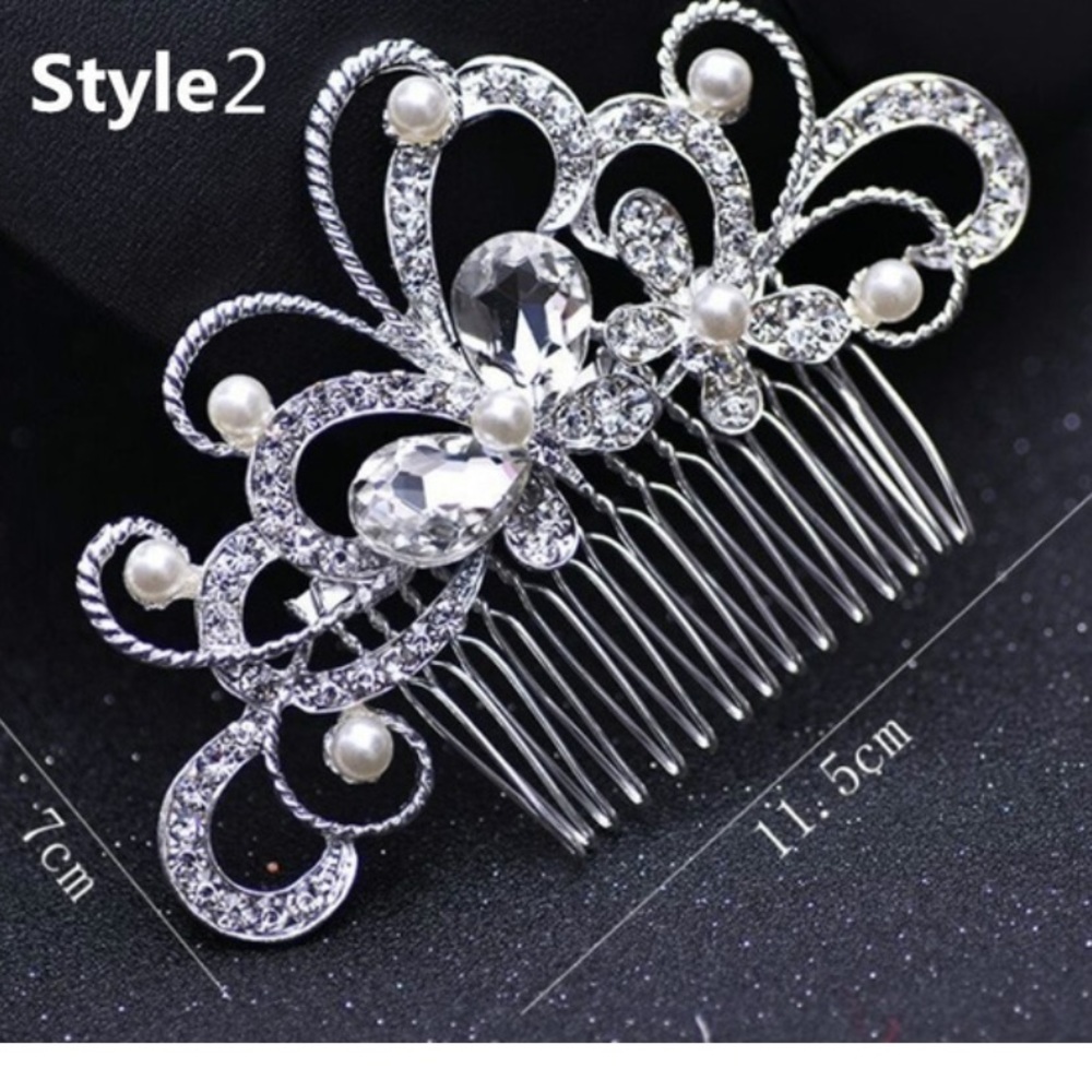 Elegant bridal comb